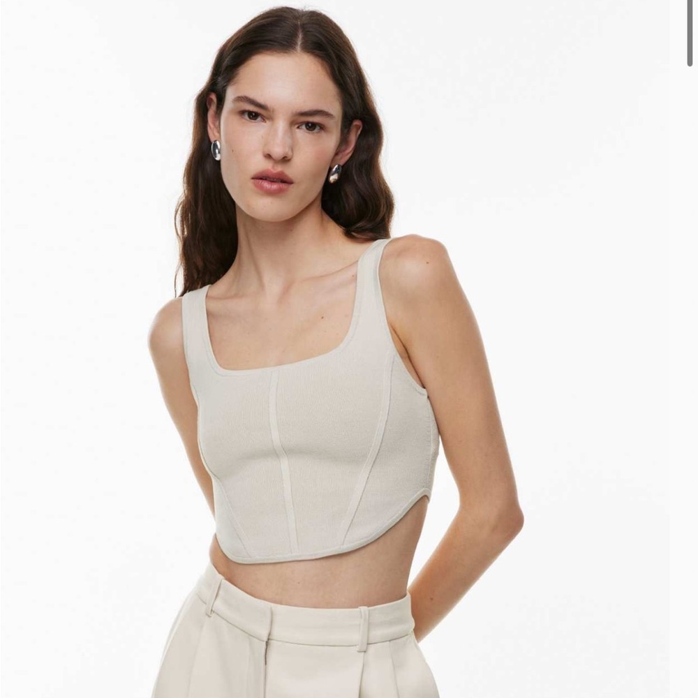 Sculpt Knit Bustier Tank